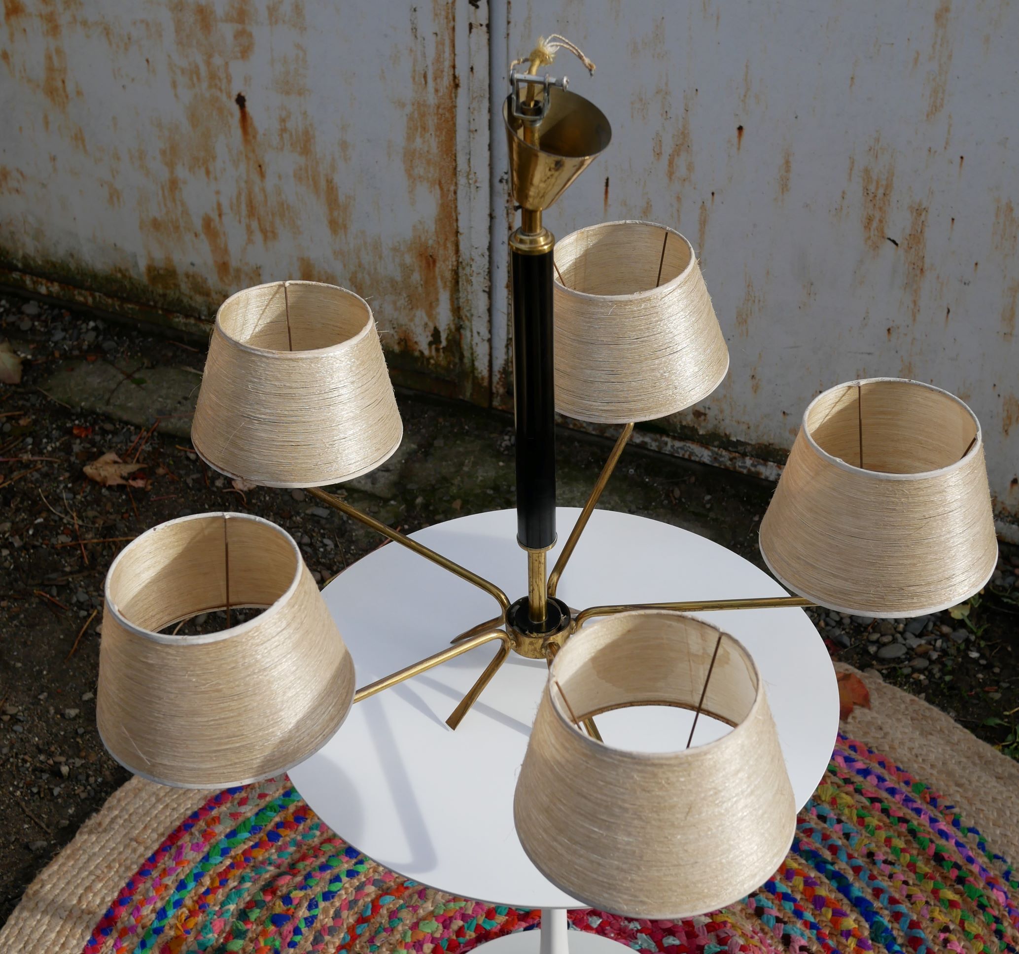 Vintage brass chandelier