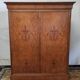 Charles x style cabinet in elm magnifying glass veneer