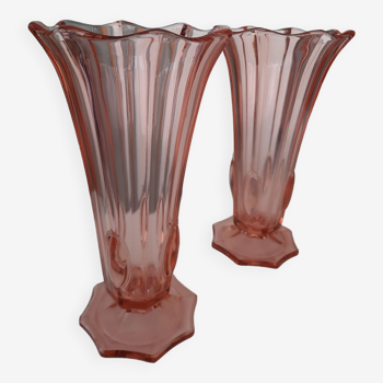 Vases Mameluk signés VSL,1935