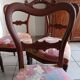 Set of 5 19th century cacahogany chairs