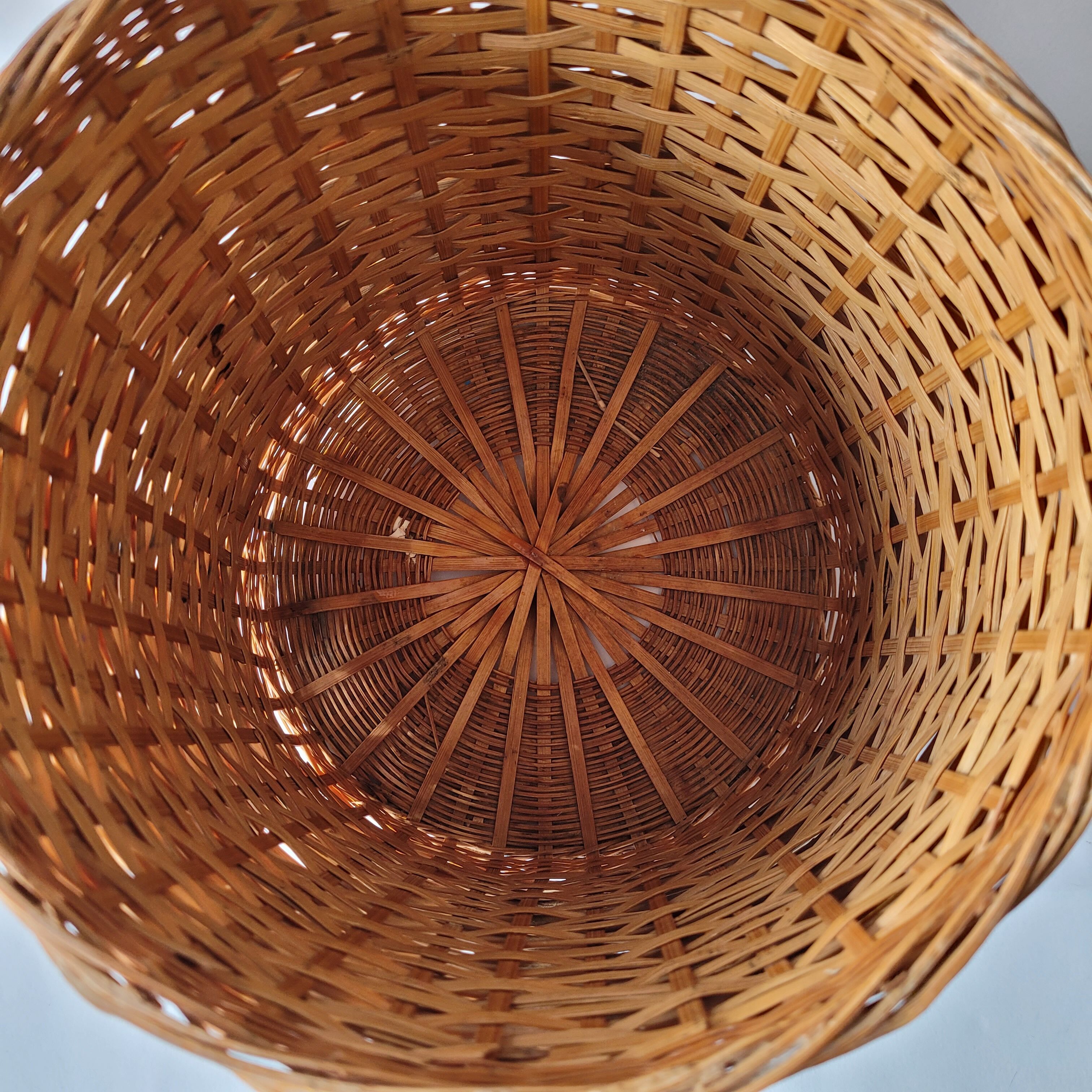 Wicker pot cover