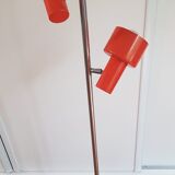Vintage chrome lamp 2 orange spots 1970