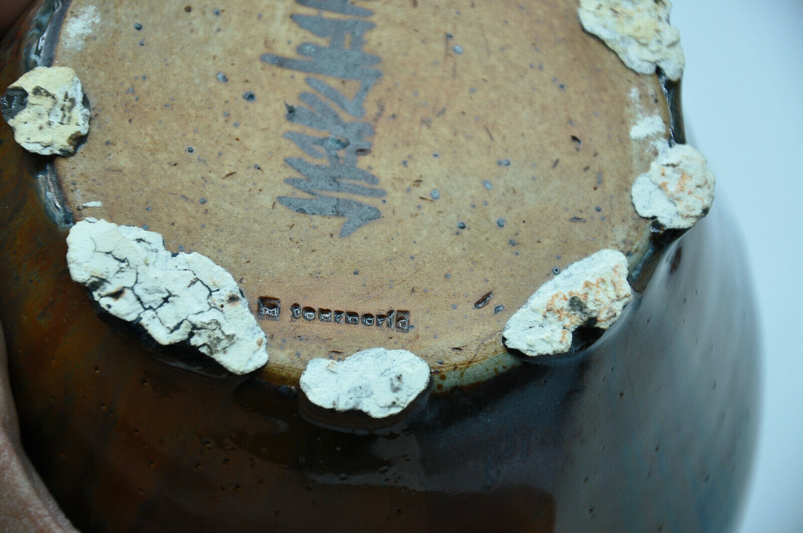 Flamed enamelled vase by Jacques Marchand the tourie collection 1