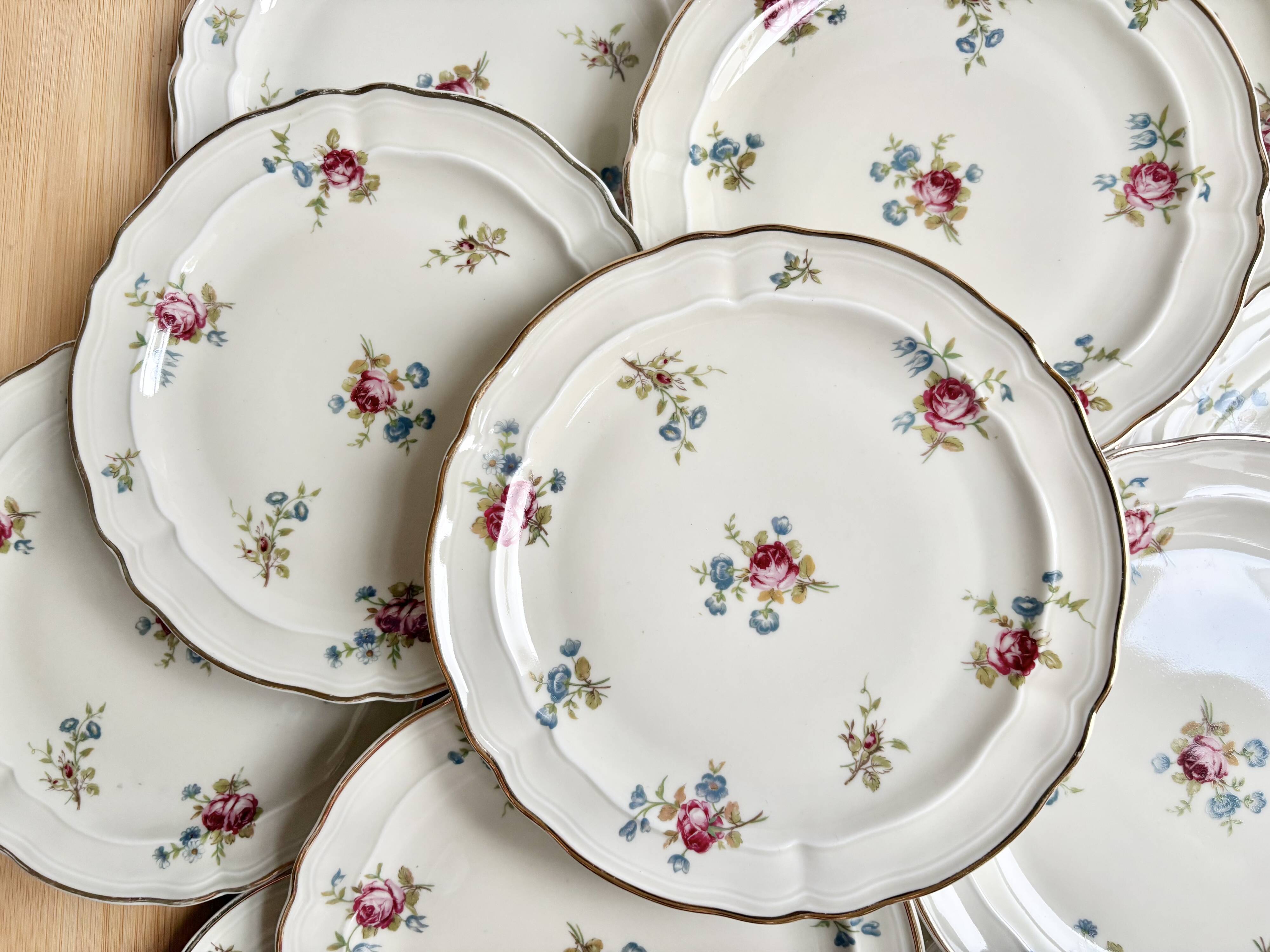 Service à dessert Bernardaud Porcelaine fine