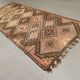 Vintage Turkish kilim 377x152 cm wool kelim rug large 2496