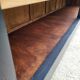Enfilade • Comptoir de service bicolore noir • miel