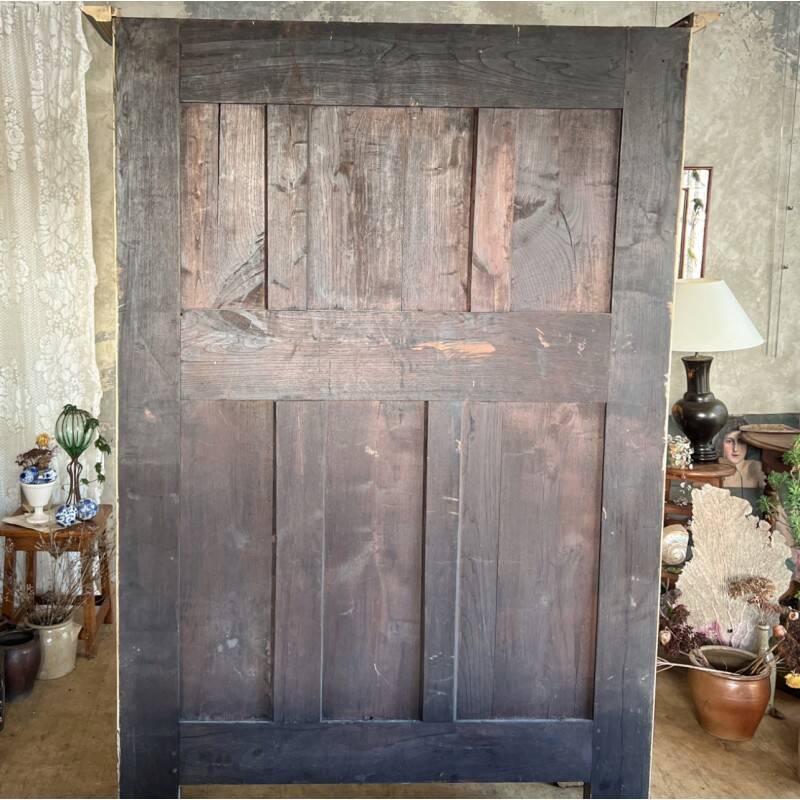 Painted antique wardrobe