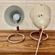 Pair of large metal osram lamps 1950.