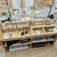 Old haberdashery display cabinet