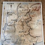 School poster Alps/Pyrenees