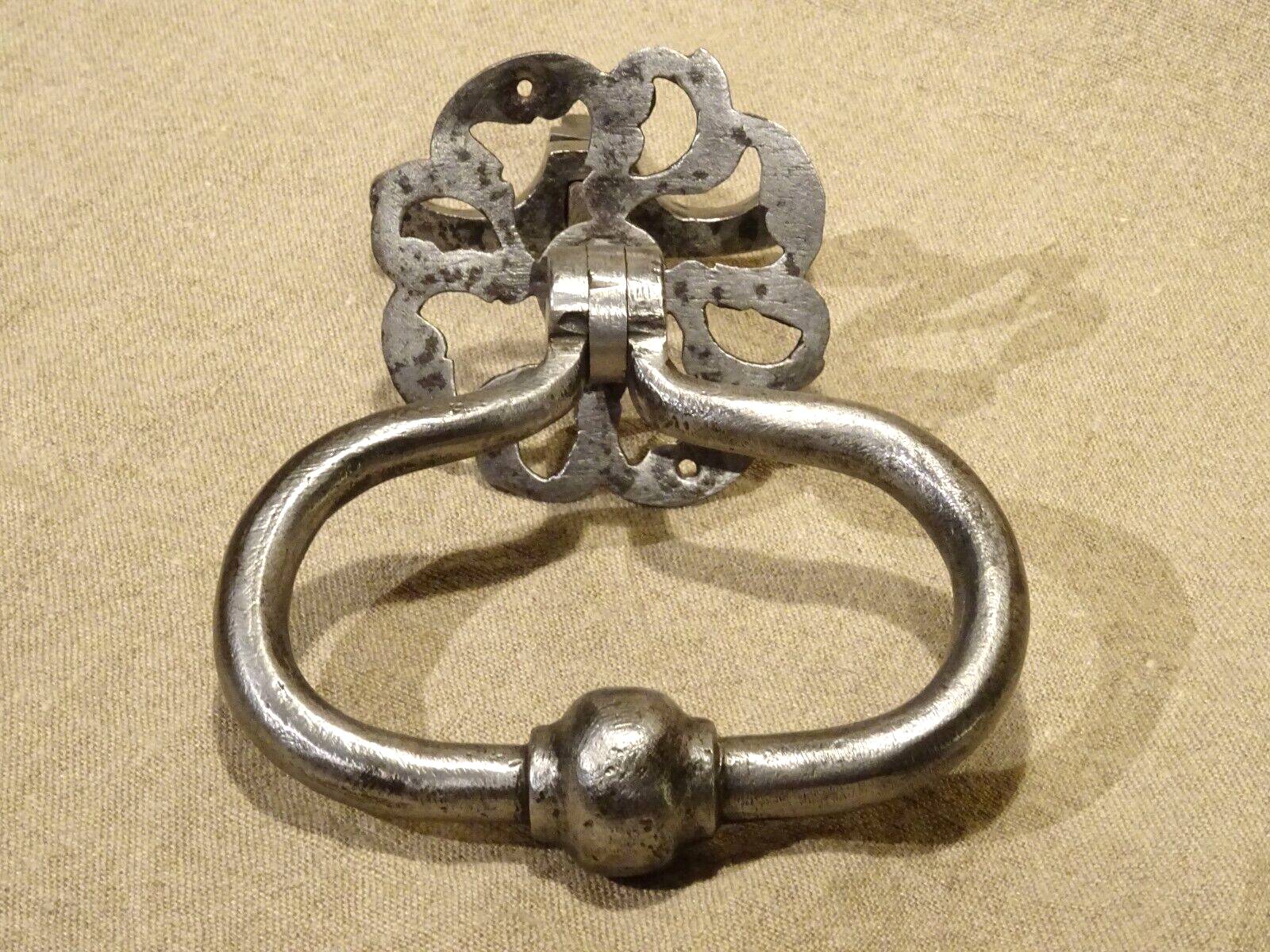 Old 18th 19th century wrought iron door knocker