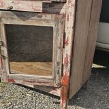 Ancien garde manger en teck birman