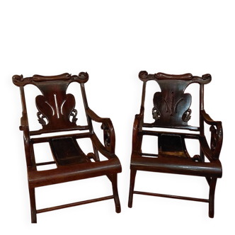 Malaysia armchair made of Asian wood