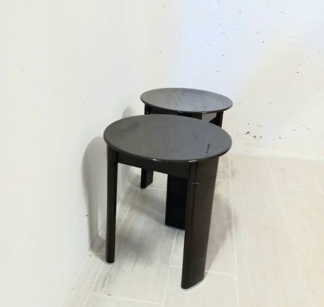 Pair of plastic stools Gedy