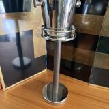 Ice bucket with Alessi column by Ettore Sottsass