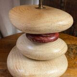 Pebble table lamp, adjustable shade, François Chatain