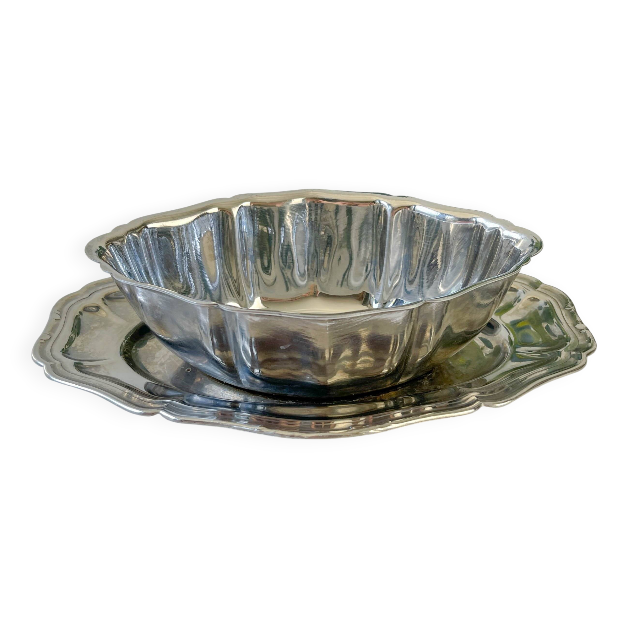 Vintage Stainless Steel Sauceboat Guy Degrenne 70s