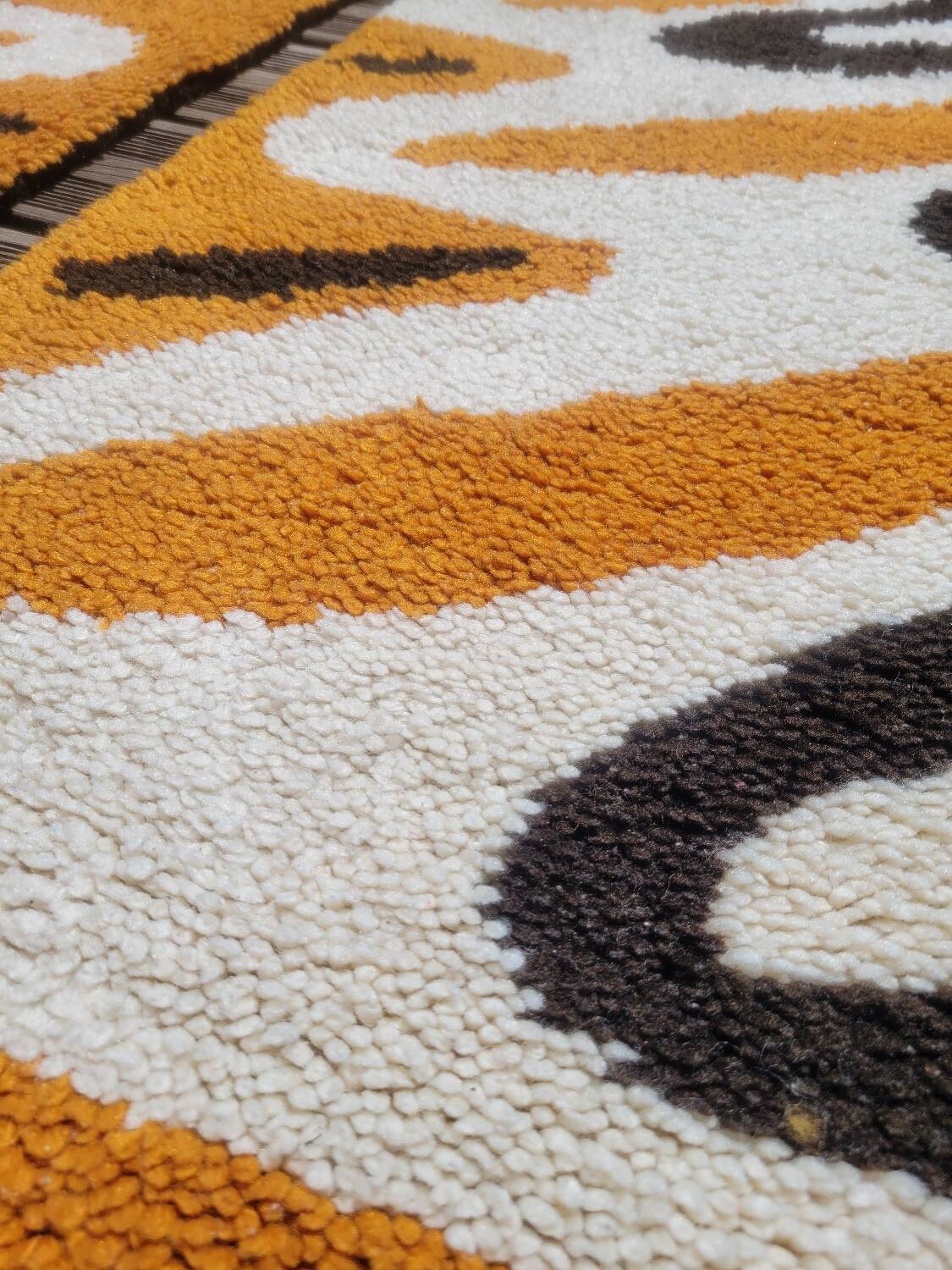 Pair of vintage wool bedspreads