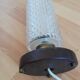 Table lamp nightlight teak and glass 50/60