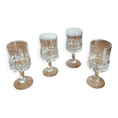 4 verres vin blanc vin cuit cristal taillé Rosenthal Studio Linie Line