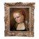 Portrait of a young girl from the 18th century.