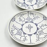 Set of 6 Boch Copenhague saucers