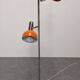 Space age floor lamp with 2 spots by Hustadt Leuchten, Germany, circa 1970.