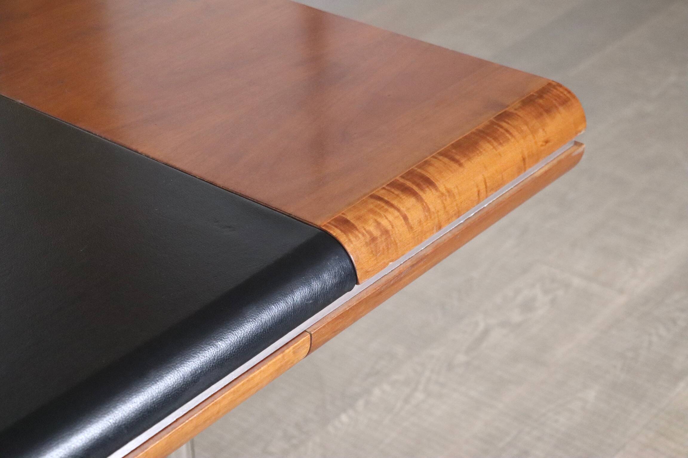 Hans Von Klier For Skipper Executive Desk And Credenza, Italy, 1970s