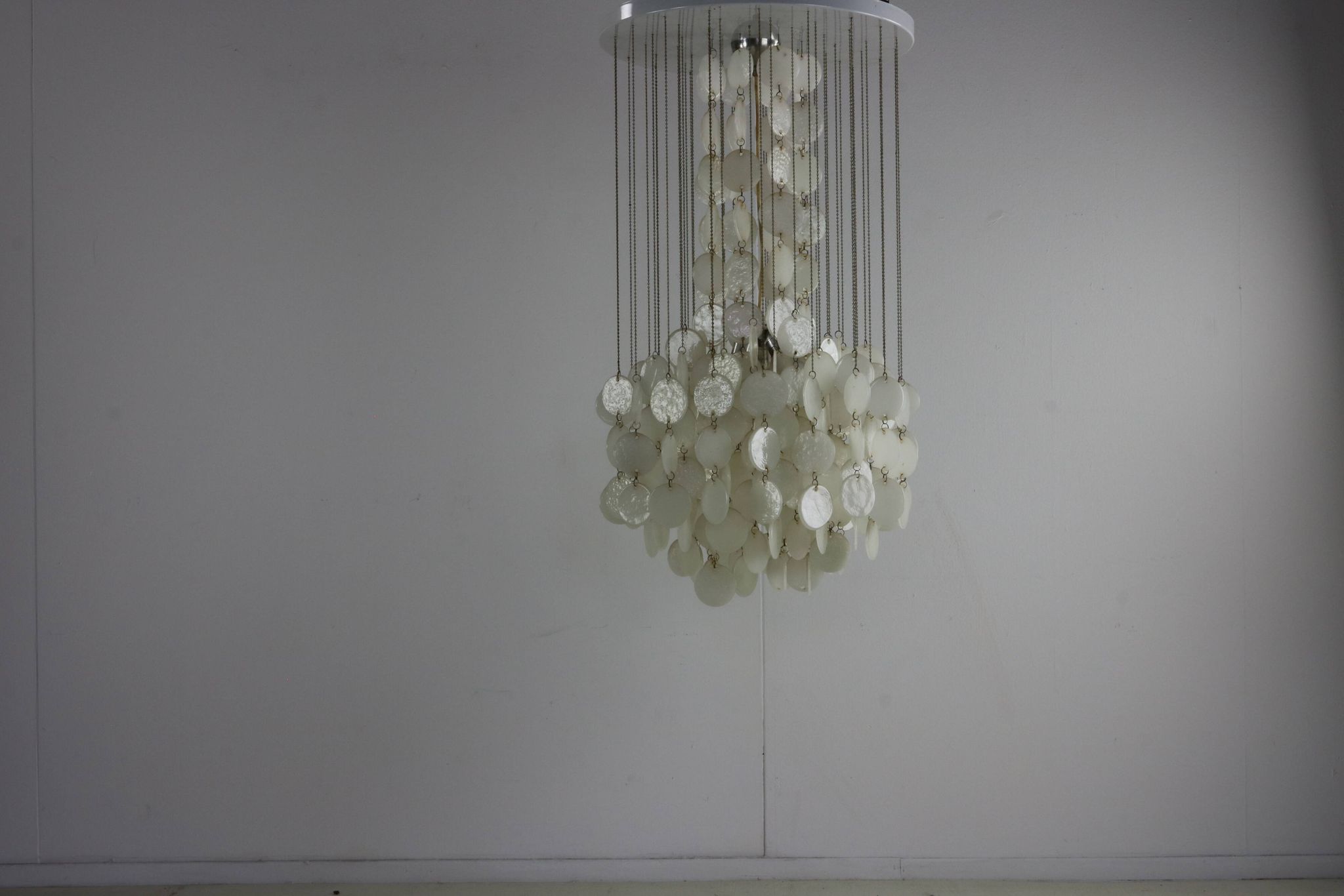 Lustre en pastilles de céramique, années 60