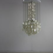 Lustre en pastilles de céramique, années 60