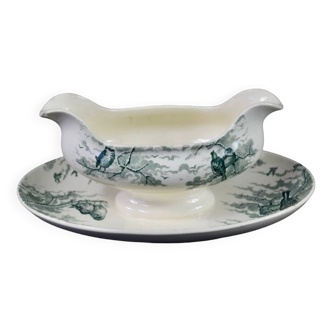 Gravy boat - Neige U&Cie -Sarreguemines