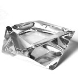 Cendrier Asymétrique Vintage • Cristal • 1970-80