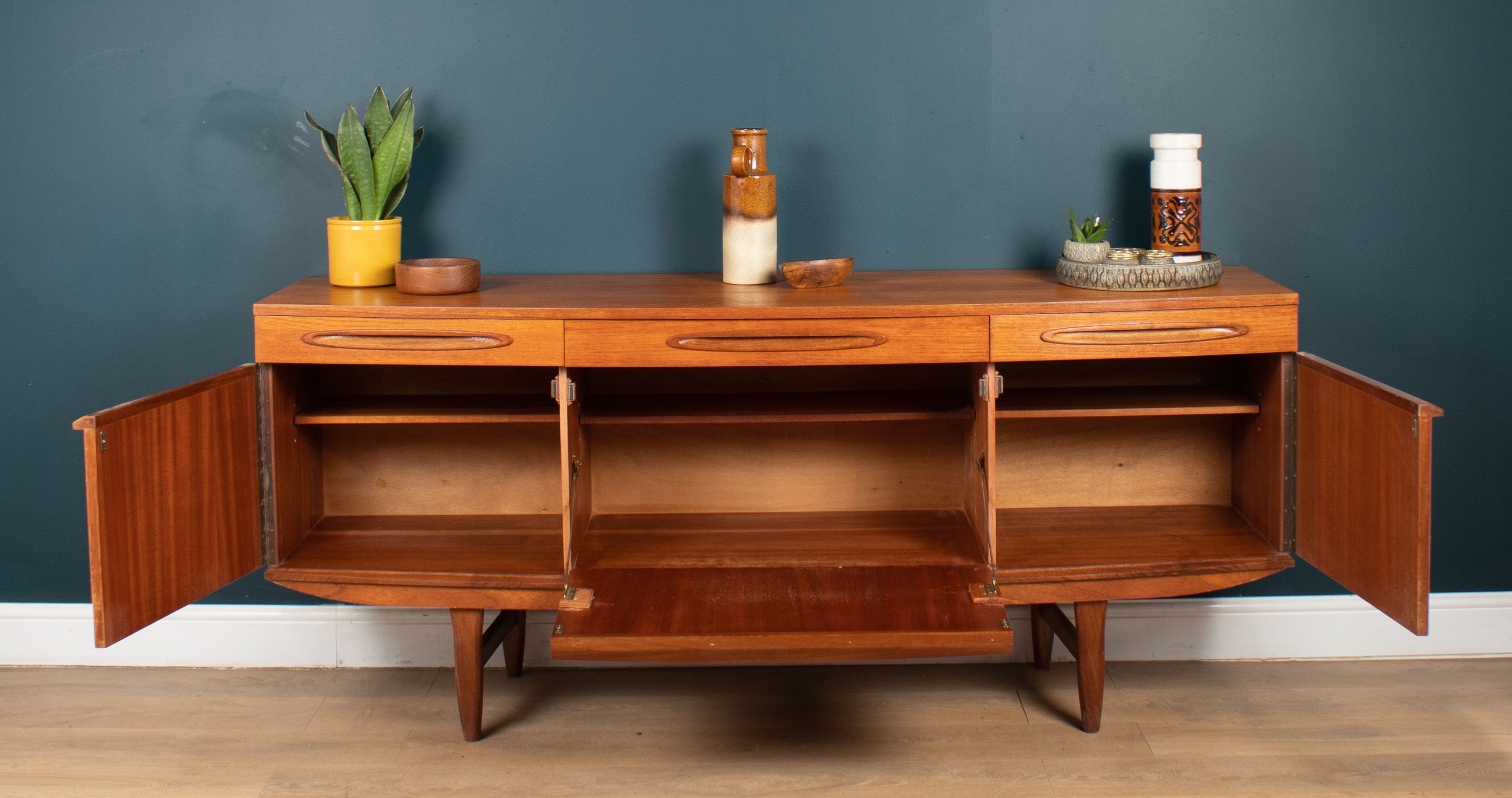 Retro Teak 1960s Elliots Of Newbury EON Sideboard