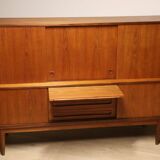 Enfilade haute scandinave édition Samcom en teck, 1960