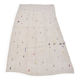 Anatolian Decorative Tribal Hemp Kilim Rug  sku 3652