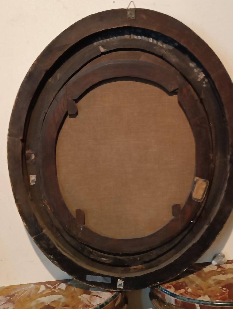 Old oil painting on canvas, Salome holding the head of John the Baptist - 18th century