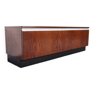 Mid Century Vintage, Oak veneered Media Sideboard by Torbjørn Afdal for Bruksbo, 1970s Norway