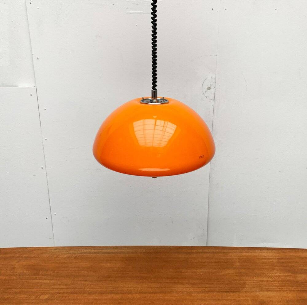 Space Age Pendant Lamp Cabras by Luigi Massoni for Guzzini, 1960s