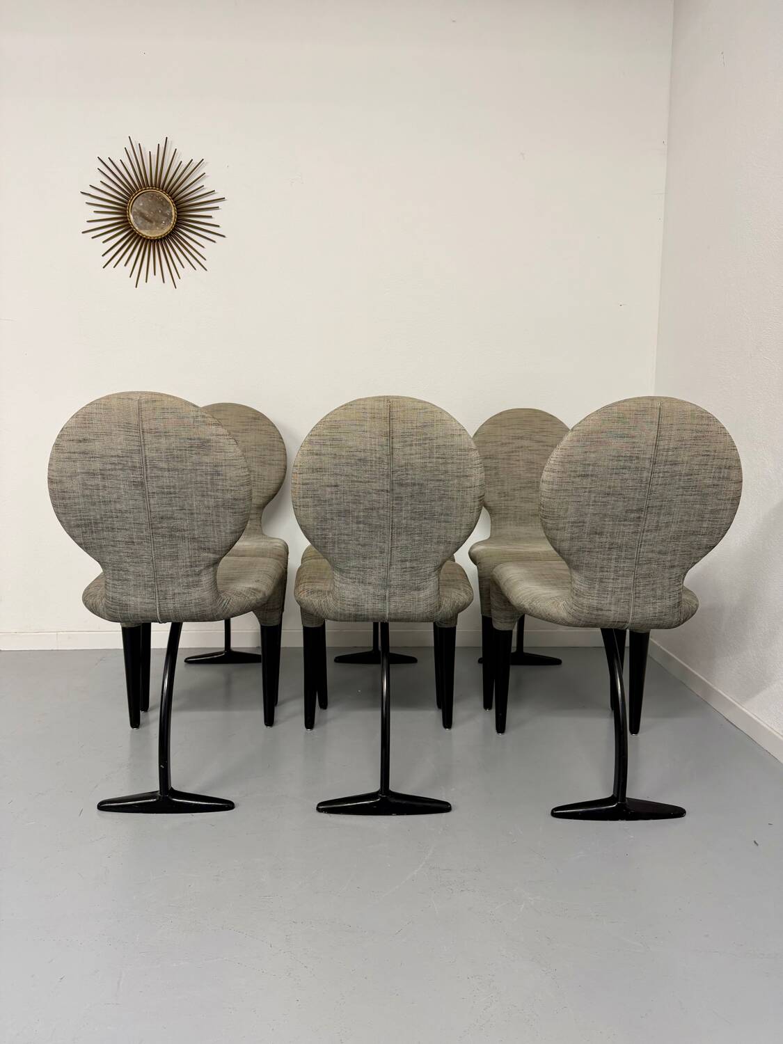 Lot de 6 chaises modèle Fido design Antonio Citterio pour Moroso an 90