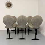 Lot de 6 chaises modèle Fido design Antonio Citterio pour Moroso an 90