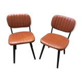 Pair of leather chairs