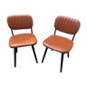 Pair of leather chairs