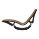 Chaise Longue "Rio" by Oscar Niemeyer, Brazil, 1978