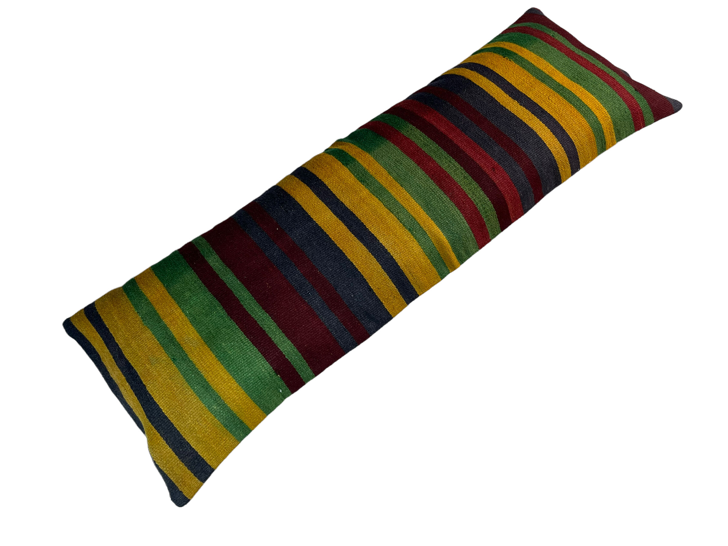 Vintage turkish kilim cushion cover , 120 x 40 cm