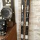 Paire de ski vintage en bois