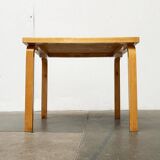 Mid-century red dining table or desk by Alvar Aalto for Artek, 1960s