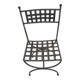 Pair of wrought iron chairs