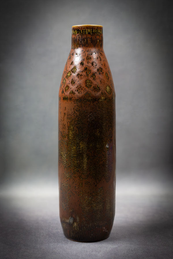 Bouteille en grès émaillé par Carl Harry Stålhane - Rörstrand – Suède 1960