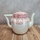 English teapot Wileman Foley Shelley RN148962 Dolly Varden red decoration