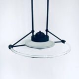 Black pendant lamp, 1980s